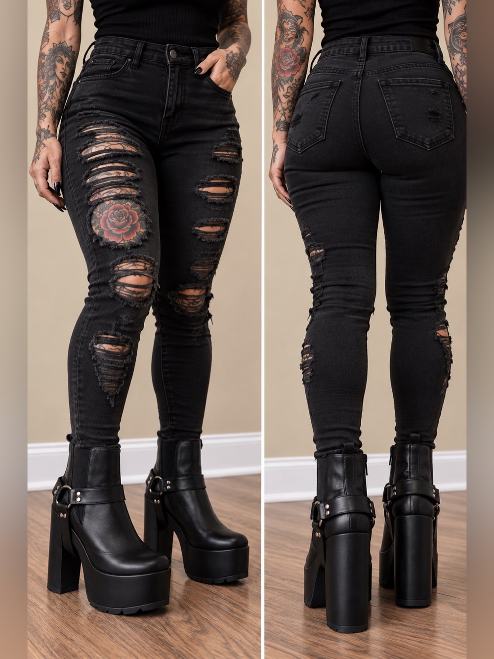 Y.R.U. Gemma Platform Boots
